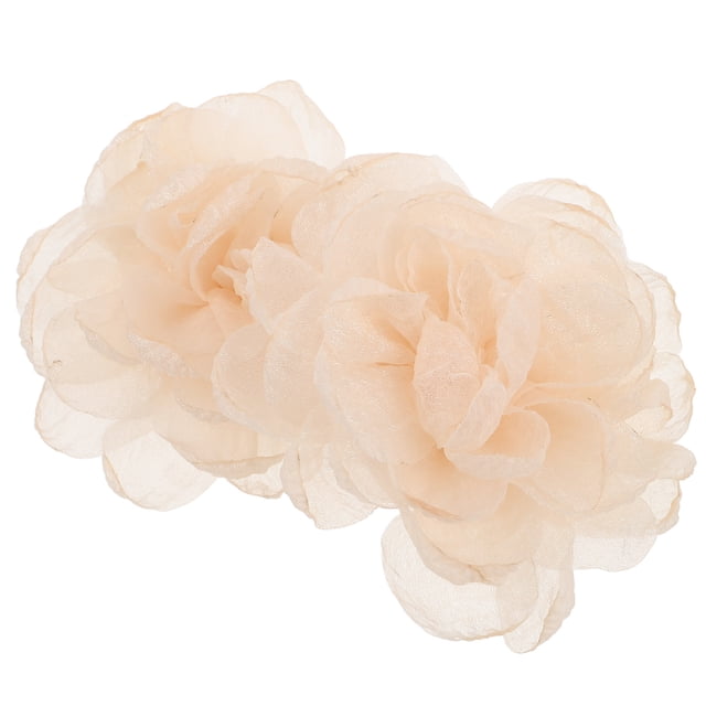 Shisuyan 2Pcs Detachable Flower Shoe Clips Elegant Cloth Accessories for Women