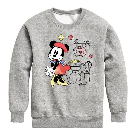 Disney - Mickey & Friends - Minnie Mouse in Paris - Toddler And Youth Long Sleeve Graphic T-Shirt