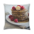 thumbnail image 2 of Ahgly Company Foods Pancake Outdoor Throw Pillow, 18 inch by 18 inch, 2 of 6