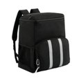 thumbnail image 3 of Mochila térmica shamjiam bolsa aislante para entrega de alimentos impermeable 29 cm x 22 cm x 41 cm Negro, 3 of 8