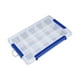 thumbnail image 2 of Caja organizadora transparente Strade Fareast Limited para joyas y aparejos de pesca 27 cm x 17,5 cm x 4,5 cm, 2 of 8