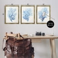 thumbnail image 4 of Stupell Industries Indigo Coral Watercolors Nautical & Beach Painting Gold Floater Framed Canvas Art Print Wall Art, 21 x 31, Set of 3, 4 of 10
