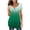 Green, variant on Moocorvic Women's Tie-Dye Tops V Neck Soft T-Shirts Flowy Pleats Tunic Button up Casual Blouses Summer Short Sleeve