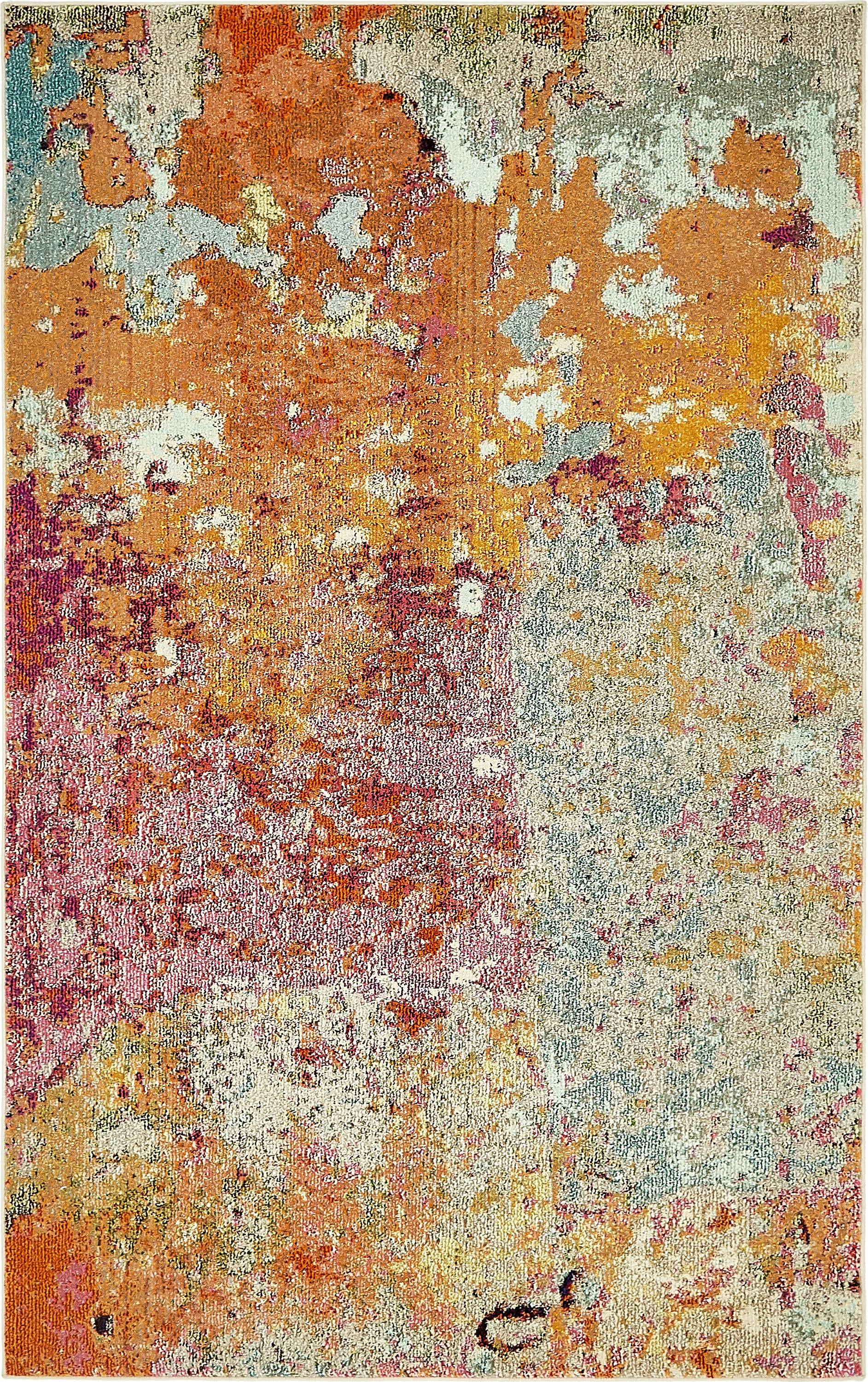 Unique Loom Hermosa Chromatic Modern Abstract Area Rug or Runner