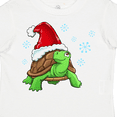 thumbnail image 4 of Inktastic Christmas Turtle in with Santa Hat and Snowflakes Boys or Girls Toddler T-Shirt, 4 of 5