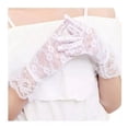 thumbnail image 3 of Guantes Encaje Primera Comunión Dama Fiesta Elegante Disfraz, 3 of 7