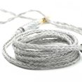 thumbnail image 1 of Cable para auriculares iVIPQ MMCX/QDC/0.78 de 24 núcleos de 2 pines a 4,4 mm/3,5 mm, 1 of 9