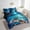 Blue, variant on Erosebridal Ocean Beach Bedding Sets Twin Size,Moon Night Comforter Sets with Sheets,Coastal Ocean Bed in a Bag Twin size,Super Cozy Galaxy Room Decor,Reversible,7-Piece