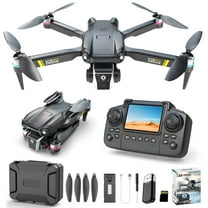 TOPRenddon 1080P HD Screen Drone with Brushless Motor, 14Min Flight, 360° Obstacle Avoidance - RC Quadcopter for Adults/Kids Under 250g, Foldable, Altitude Hold, Carry Case