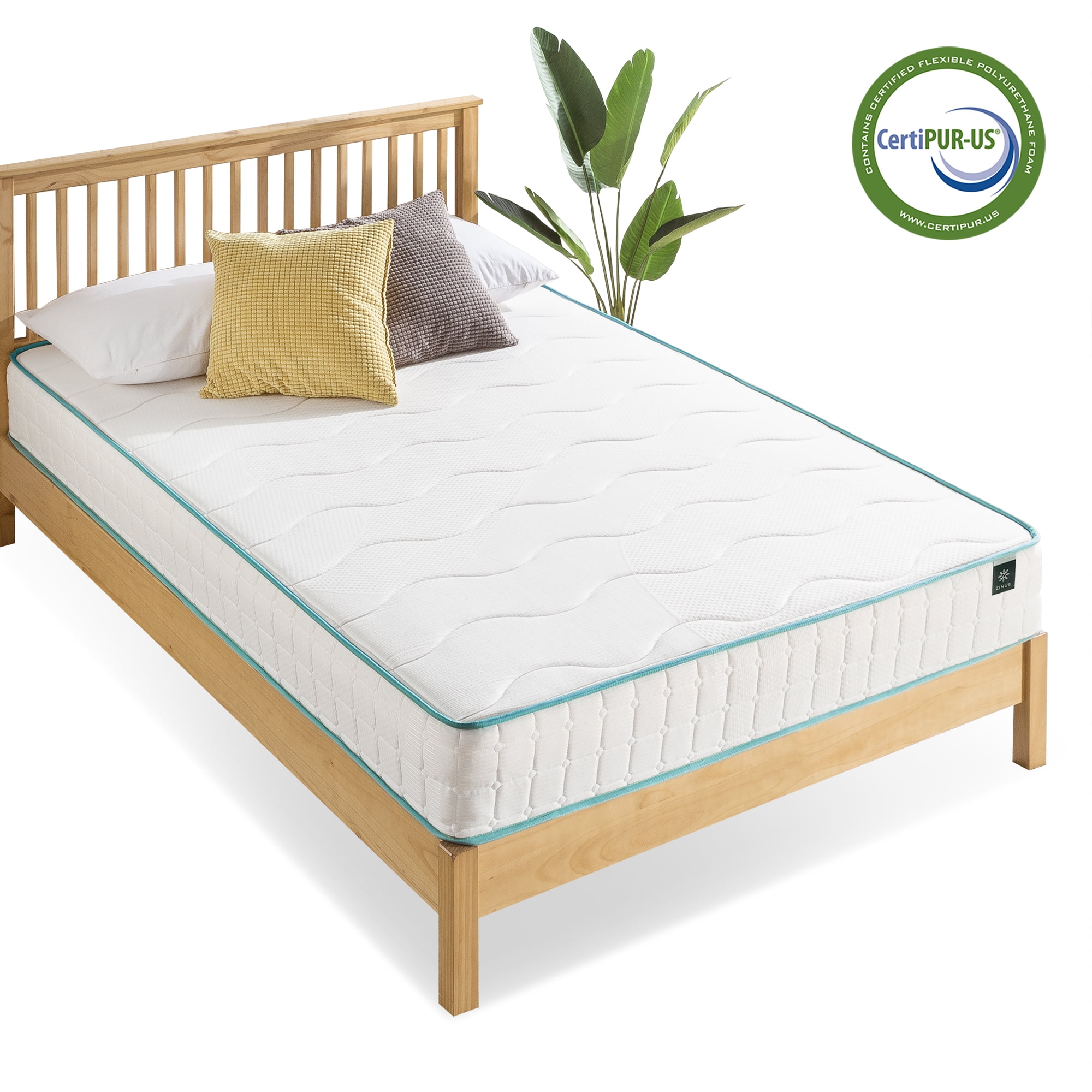 Zinus Slumber 1 10” Tight Top Spring Mattress, Full