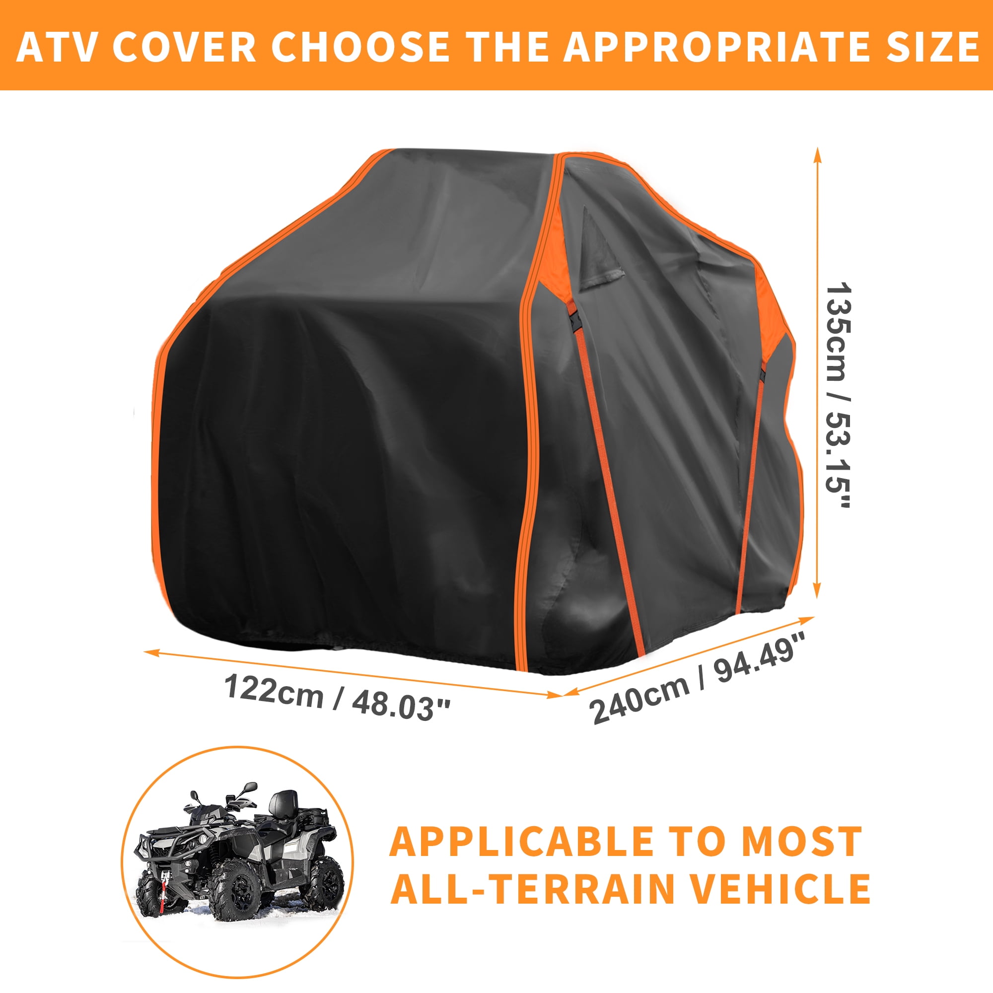 Unique Bargains ATV Cover for Can-am OUTLANDER MAX XT DPS/XT-P Quad Cover