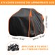 thumbnail image 2 of Cubierta para ATV para Can-am OUTLANDER MAX XT DPS/XT-P Impermeable 4 Ruedas Cubierta Cuadrada Protección Almacenamiento Sol Lluvia 210D-PU Negra 240x122x135cm/94.5x48x53.2in, 2 of 6