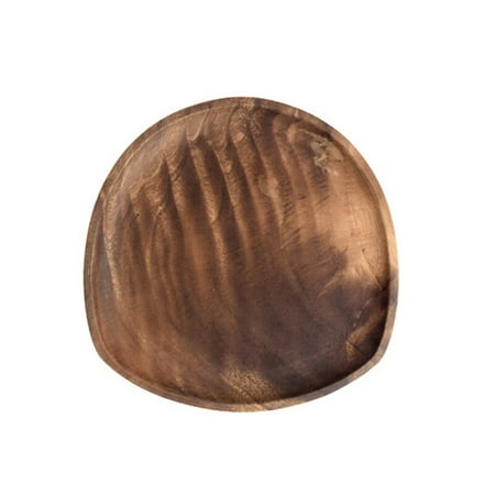 

Bluelans Wooden Plate Wooden Plate Smooth Surface Fine Workmanship Anti-deformed Japanese Style Sushi Pan Home Holiday Decor for Gift