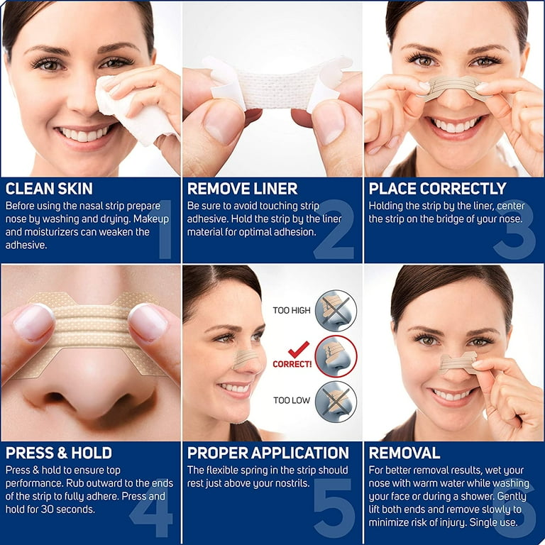 Clear Passage Nasal Strips Extra Strength Tan 50 Count Works