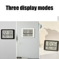 thumbnail image 6 of Indoor Temperature and Humidity Magnetic Digital Clock with High Precisions Monitor Large Easy To Read LCD Display, 6 of 20
