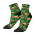 thumbnail image 3 of Salouo Flamingo Pattern Unisex Middle Tube Socks,Middle-Finger Knee High Socks Over The Calf Tube Stocking Crew Stockings for Women and Men Tube Socks, 3 of 8