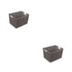 thumbnail image 2 of Advancent Caja de plástico duradera, organizador de almacenamiento apilable para habitación o dormitorio, organizador de dormitorio, cesta Type1 NO1, 2 of 6