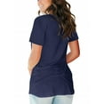 thumbnail image 2 of Women's T Shirt V-Neck Short Sleeve Shirt Classic-Fit Casual Breathable Tee Summer Basic Tops, 2 of 4