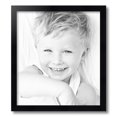 thumbnail image 2 of ArtToFrames 16" x 18" Satin Black Picture Frame, 16x18 inch Black Wood Poster Frame (WOM-1451), 2 of 8