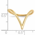 thumbnail image 4 of 14k Yellow Gold Chevron Ring, 4 of 8
