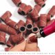 thumbnail image 2 of 50 piezas 120 # anillo de lijado de uñas bandas de lijado de arte de uñas círculo de arena para Lima de taladro de uñas, 2 of 5