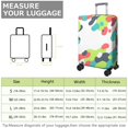 thumbnail image 4 of Stretch Luggage Cover L(25-28in)– Elastic Travel Suitcase Protector with Handle Openings & Bottom Closure, Washable Polyester Spandex Suitcases Cover, Abstract Geometry Print, 4 of 5