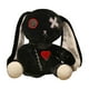 thumbnail image 5 of Juguete de peluche de conejo negro 30cm Sunnimix, 5 of 8
