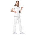 thumbnail image 4 of Adar Universal Scrubs For Women - Double Stitched Mock Wrap Scrub Top, 4 of 7