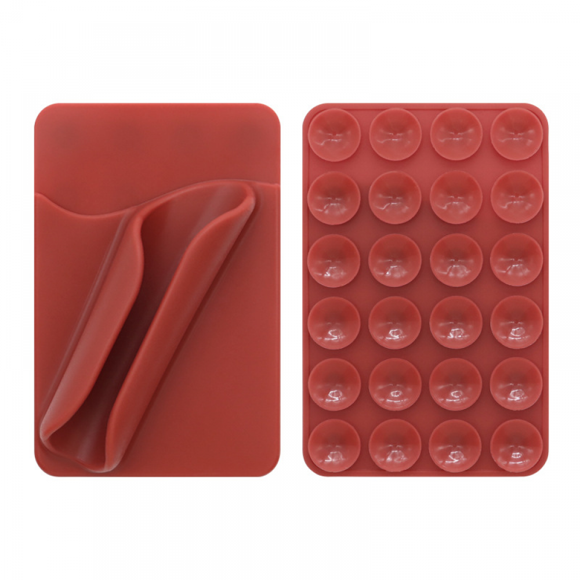 Funda protectora de silicona con ventosa para móvil, con forma de pintalabios y brillo de labios, funda protectora blanda para móvil