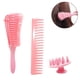 thumbnail image 2 of Tangle Comb Set Cabello rizado Tangle Comb Masaje Champú Cepillo adecuado para cabello rizado y liso Cabello húmedo o seco, cabello grueso o mate, masajear el cuero cabelludo, eliminar los enredos del cabello,, 2 of 8