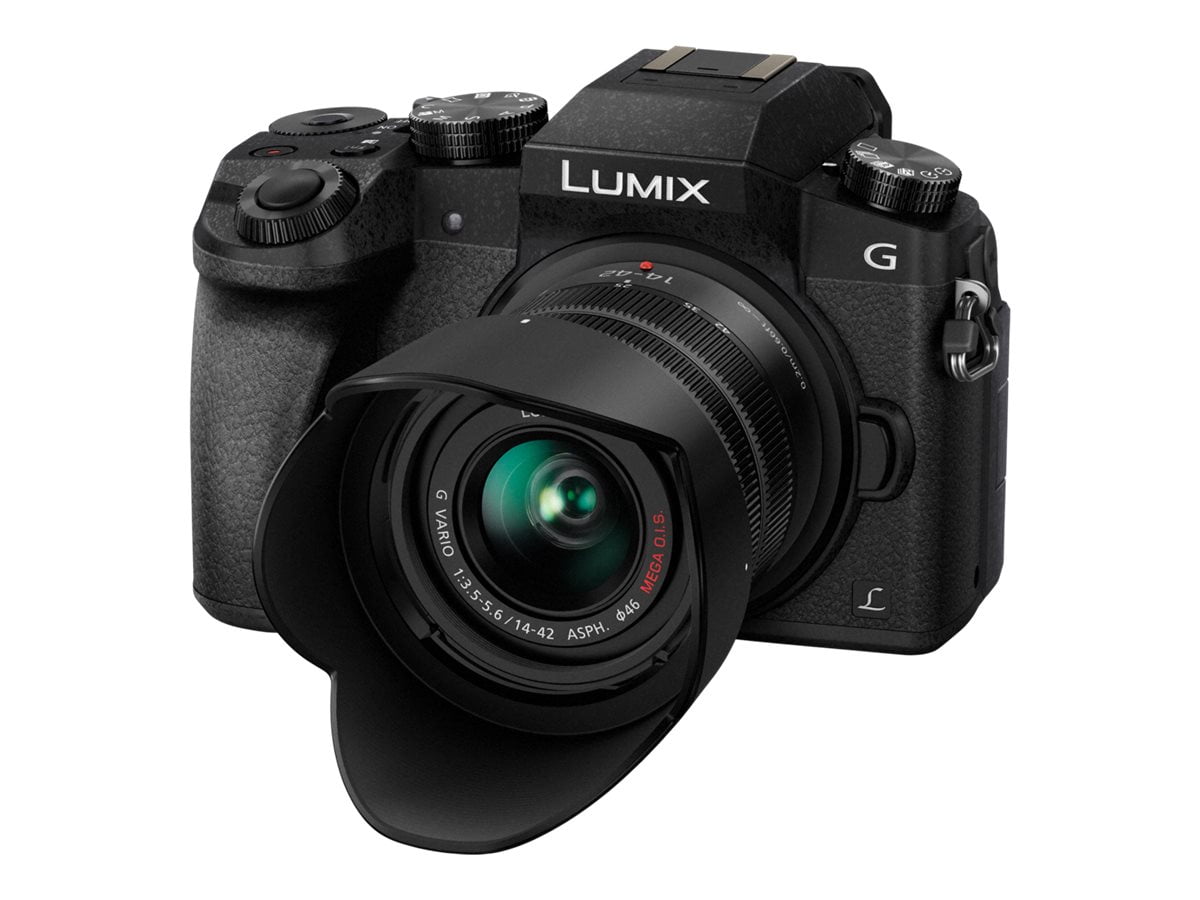 Panasonic Lumix DMC-G7 Digital 16 Megapixel Camera, Black with 