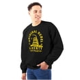 thumbnail image 4 of Original Rebel Liberty Death Gadsden Unisex Plus Fleece Graphic Sweatshirt Brisco Brands 2X, 4 of 6