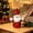 red, variant on Cififendec Christmas Gnome Figurine, 11.02"×7.09", Handmade Knitted Hat Plaid Vest Felt Beard Plush Doll for Coffee Table Mantel Xmas Tree Side Indoor Winter Holiday Decor