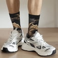 thumbnail image 6 of Pofeuu Vintage Metal Dragon Print Crew Socks, Adult Running Hiking Socks for Youth and Adult, 6 of 6