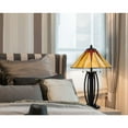 thumbnail image 3 of Cal Lighting 60W X 2 Metal/Resin Tiffany Table Lamp With Pull Chain Switches, 3 of 6