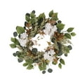 thumbnail image 3 of yuksok Artificial Eucalyptus Wreath Front Door Balcony Artificial Flower Hydrangeas, 3 of 9