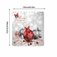 thumbnail image 3 of Btomtd Christmas Themed Shower Curtain for Bathroom, Water Proof Shower Curtain Liner for Dry and Wet Separation, Warm Shading Shower Curtain for Holiday Season - 59.05"x70.86", C, 3 of 8