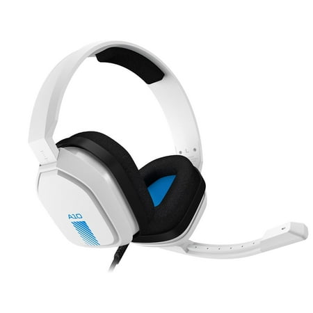 Astro A10 Gaming Headset - Stereo - Mini-phone - Wired - 32 Ohm - 20 Hz - 20 kHz - Over-the-head - Binaural - Circumaural - Uni-directional Microphone - White
