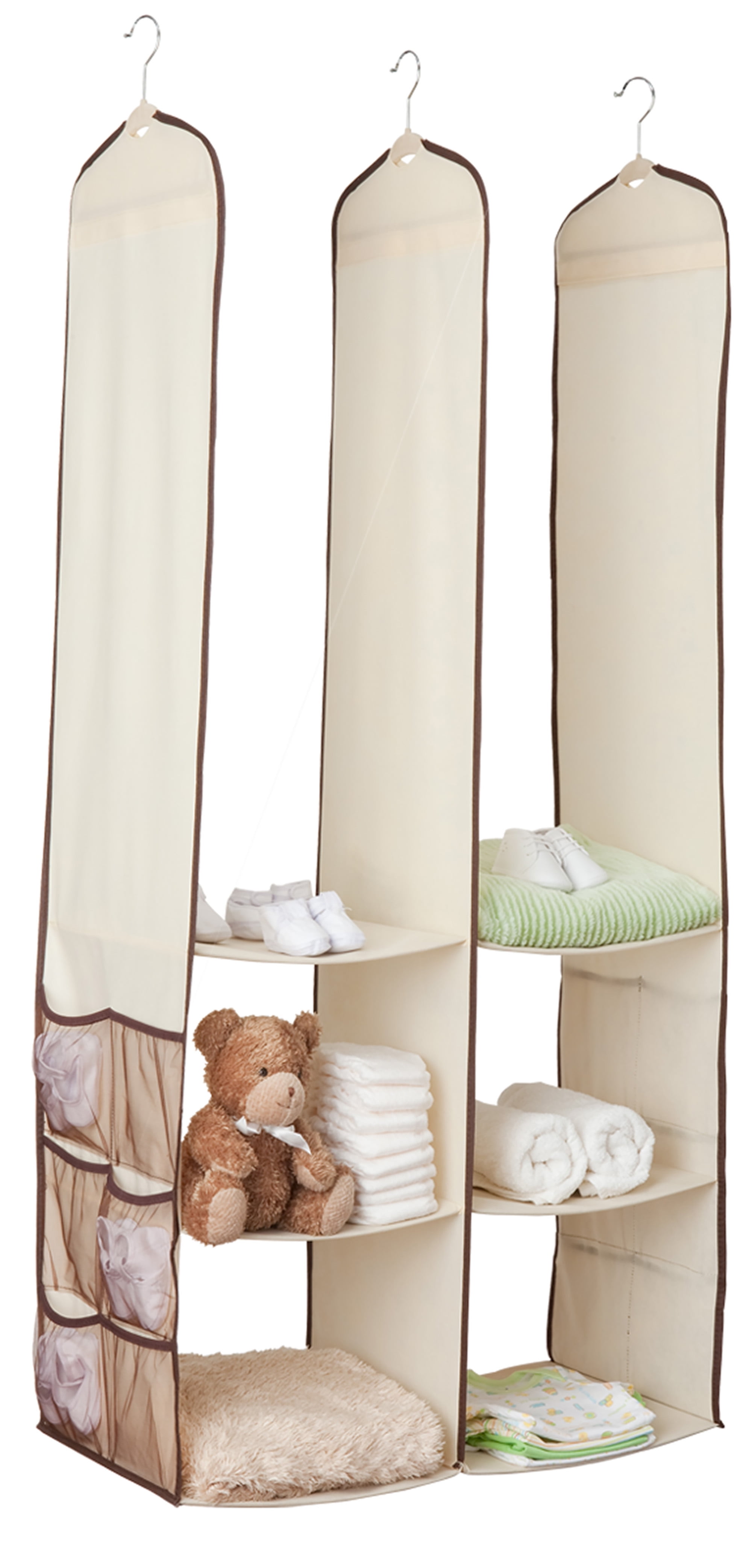 Delta Children 24 Piece Nursery Storage Set Beige