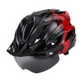 thumbnail image 4 of LOVIVER Bike Helmet Modern Bicycle Helmet for Skateboarding Commuting Inline Skating Black Red, 4 of 8