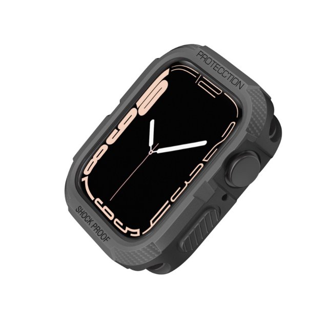 CNAGAIN Funda Resistente Para Apple watch case 44mm 40mm 45mm 41mm 8 se 6 5 3 iWatch Accessorie TPU Protector De Pantalla serie 7