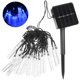 thumbnail image 3 of Inteprter LED de 5M y 20LED, cadena de luz de plástico Solar, cadena LED brillante impermeable para decoración de fiesta de boda de Año Iluminación navideña azul Inteprter HA002455-04, 3 of 6