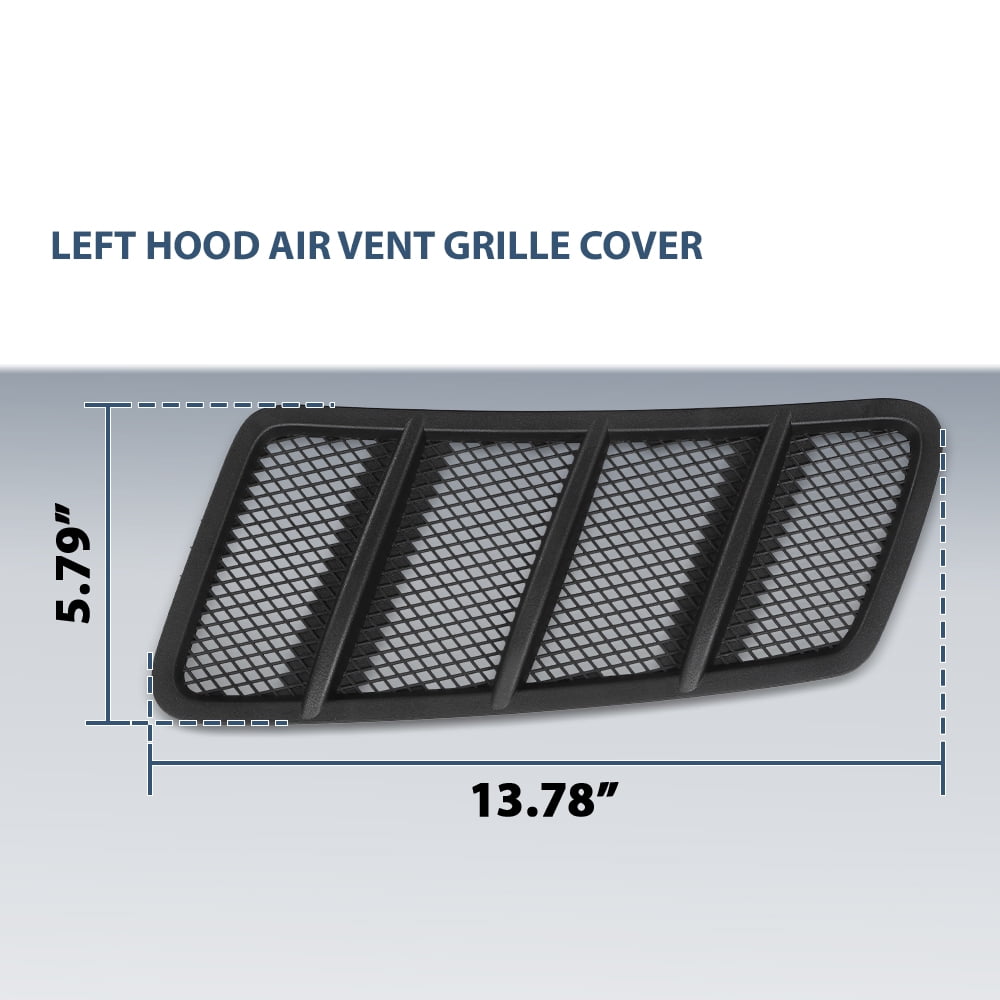 Hood Air Vent Grille Cover Left Side Fit for 2013-2015 Mercedes Benz W166 GL350