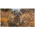 thumbnail image 2 of Dog Flowers Trees Grass 3 Ring Binders 1.5 inch Hardcover File Folders with Interior Pockets A4 Size Organizer for School Office Hospital, 2 of 8