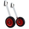 thumbnail image 2 of jinwen 2 Pieces Boat Launching Wheels for Rubber Boats Kayaks Inflatable Boats Variable Angle, 2 of 9