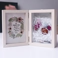 thumbnail image 1 of Marco de fotos profundo 3D con flores secas, marco de 18x28 cm de profundidad con vidrio para objetos, marco de caja de sombra como regalo (blanco) Sincero Electrónica, 1 of 5