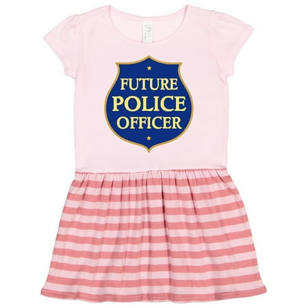 

Inktastic Cute Future Police Officer Gift Toddler Girl Dress