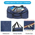 thumbnail image 3 of Uxcell 35x9.8x19" Camp Chair Replacement Bag Large Waterproof Storage Bag Navy Blue, 3 of 7