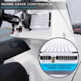 thumbnail image 5 of Pyle Hydra Marine Amplifier - Upgraded Elite Series 400 Watt 4 Channel Audio Amplifier - Waterproof, Dual MOSFET Power Supply, GAIN Level Controls, RCA Stereo Input & LED Indicator - PLMRA402, 5 of 7