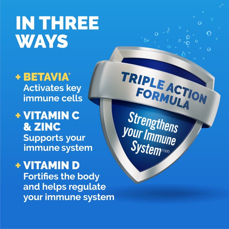 Emergen-C Immune+ Triple Action Powder, Orange, 10 Count photo 4